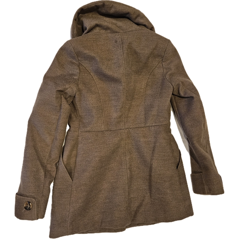 New York & Company Tan Pea Coat - Picture 2 of 5